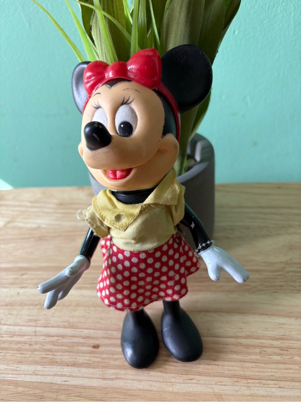 Licensed Minnie Mouse Collectible Figure in Red, Black & White
